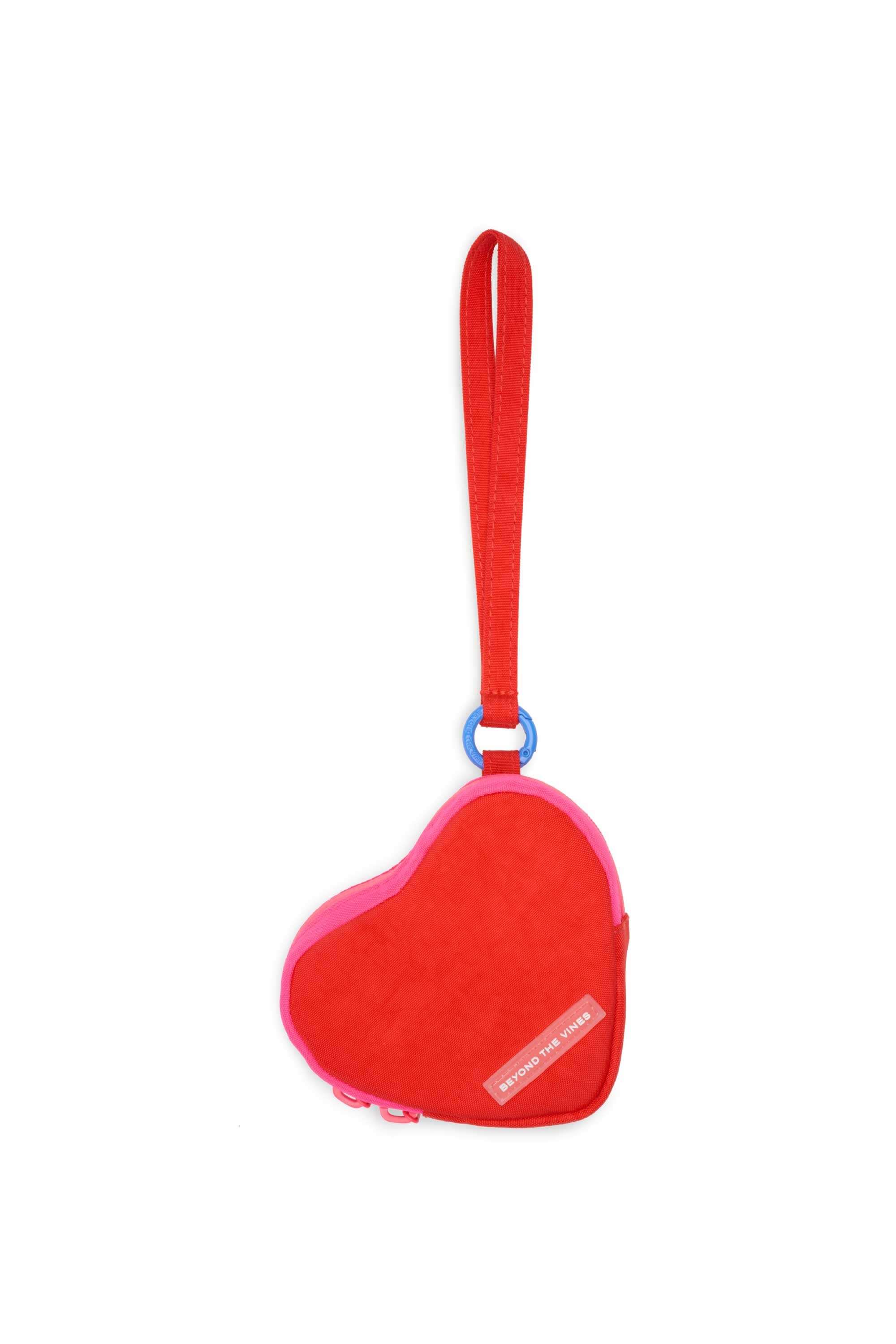 Colourblock Heart Pouch