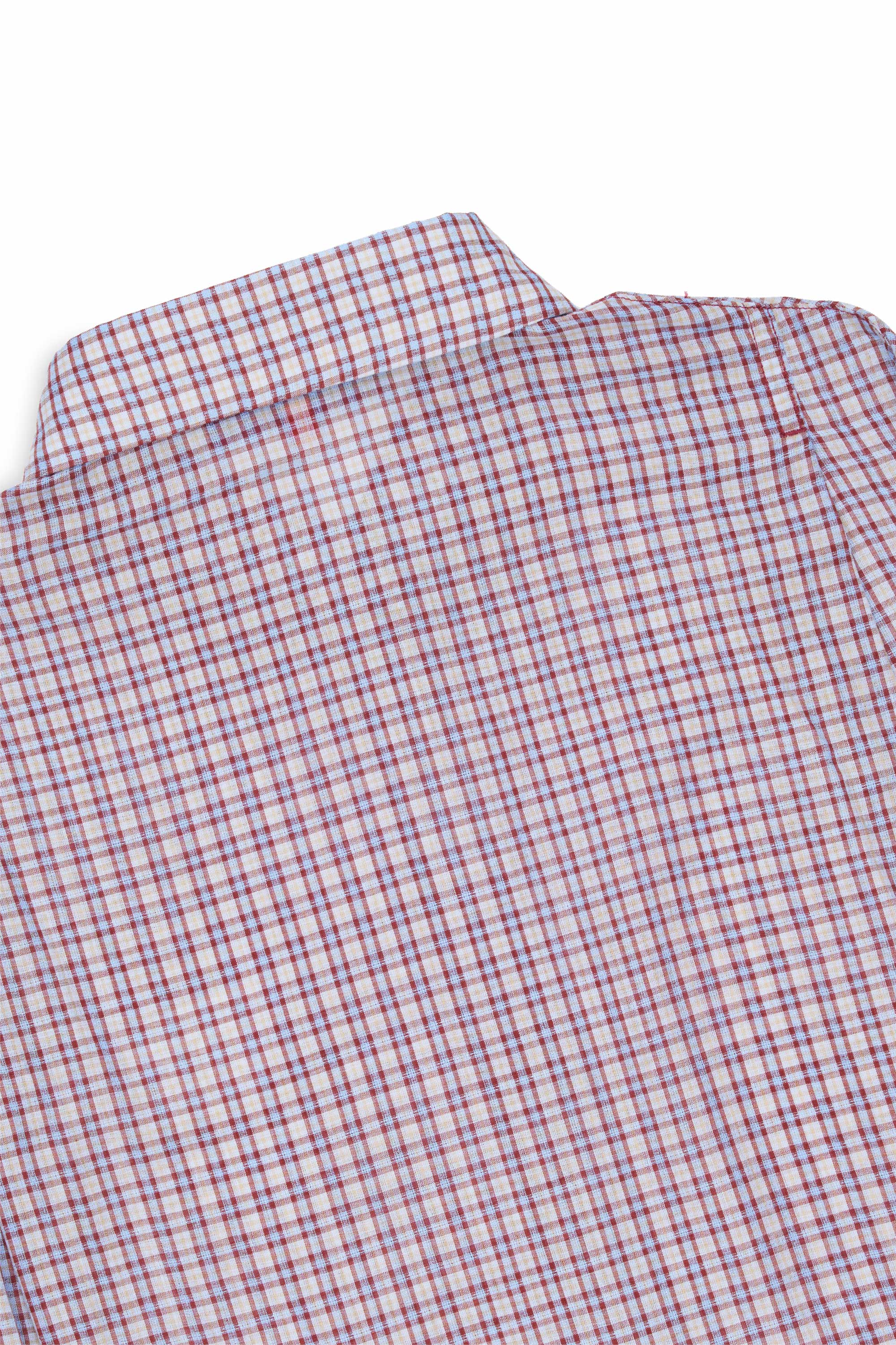 Maroon Checkered
