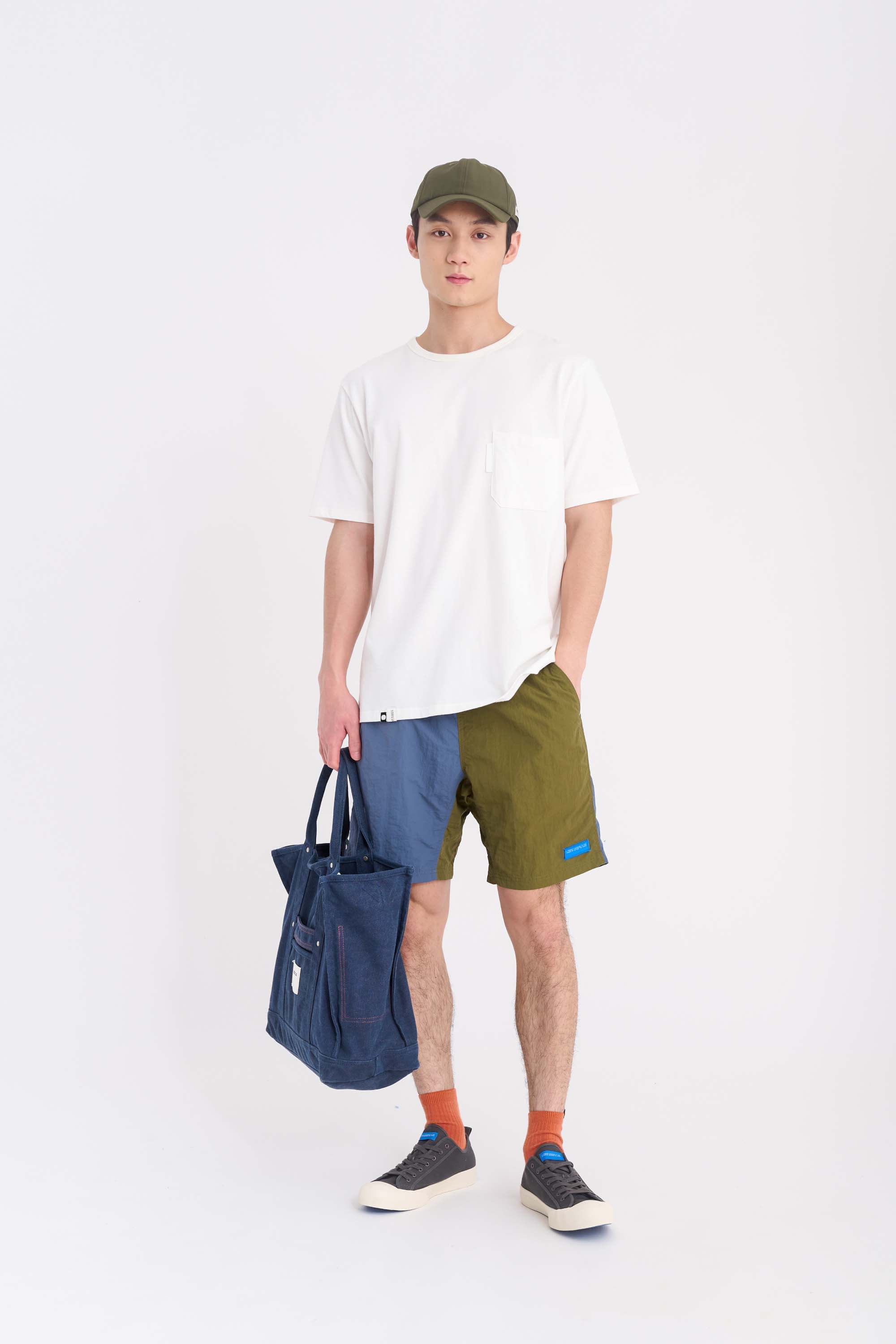 Olive Colourblock