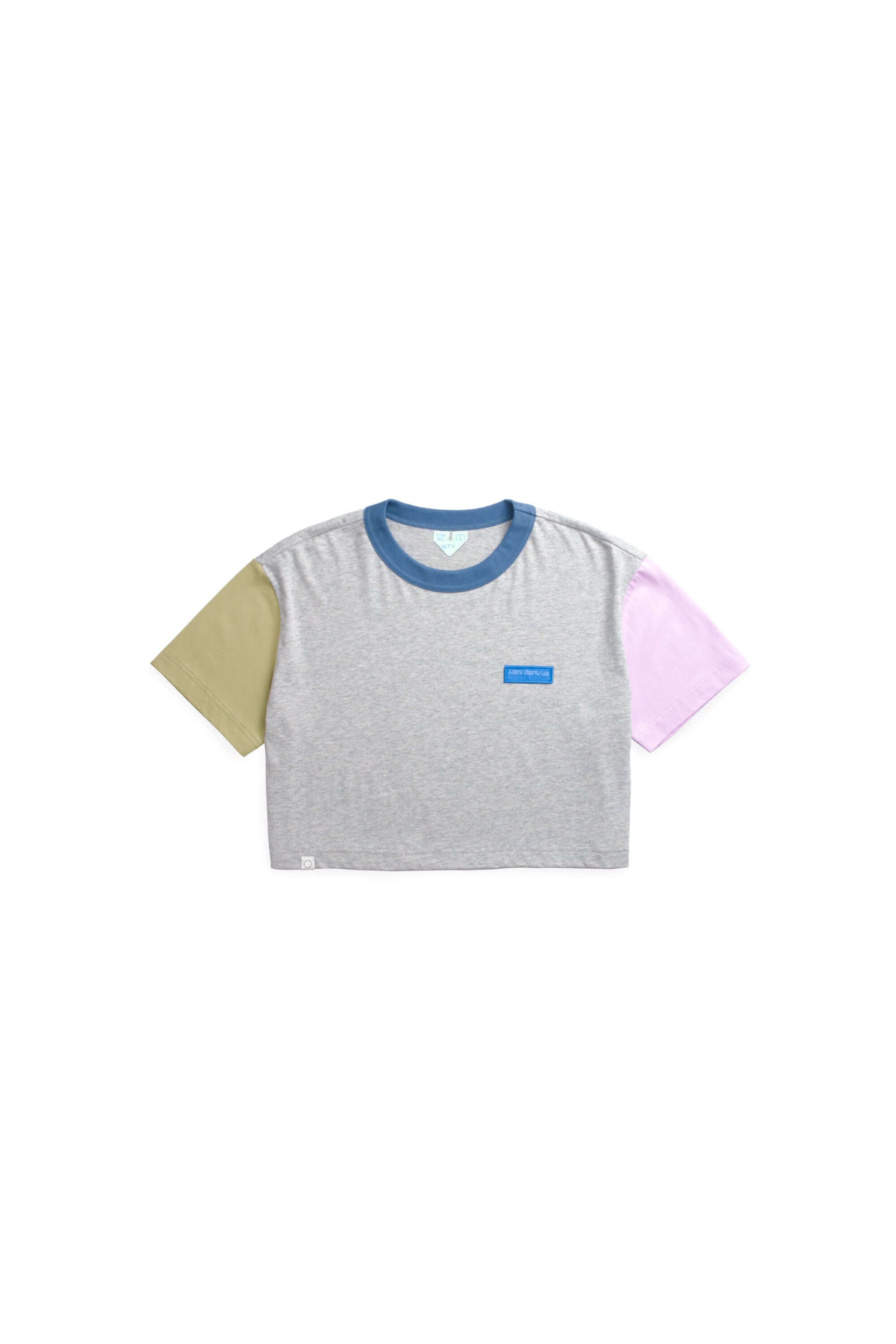 Grey Colourblock Tee