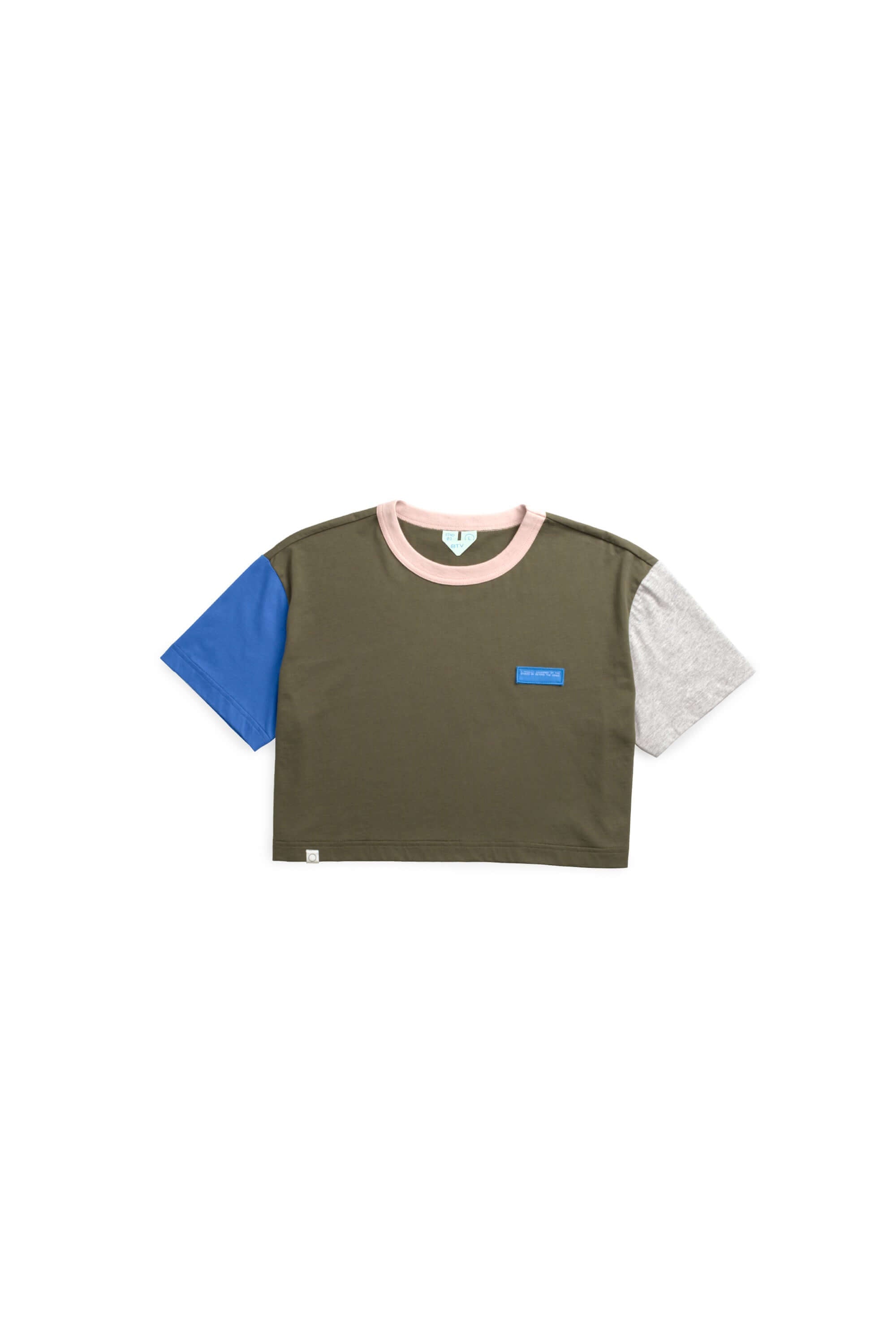 Olive Colourblock Tee