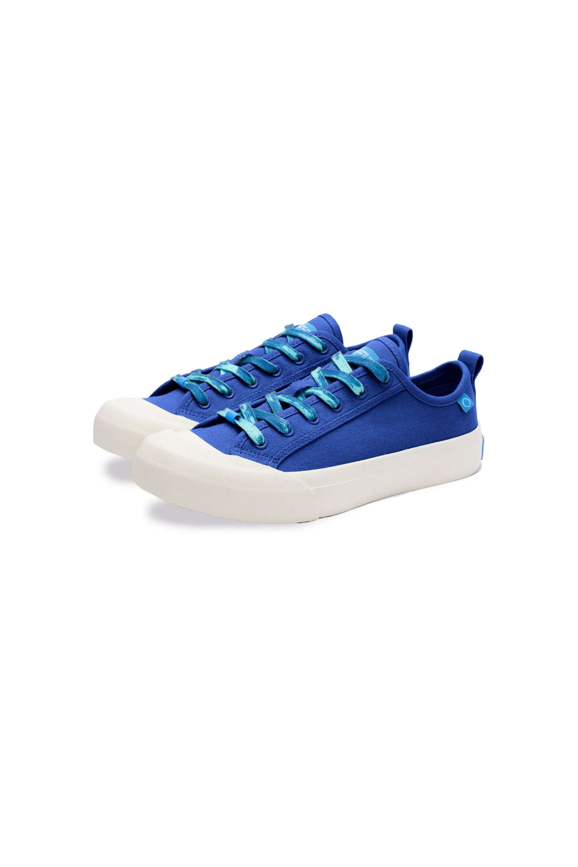 lace:cobalt-teal tie dye flat lace