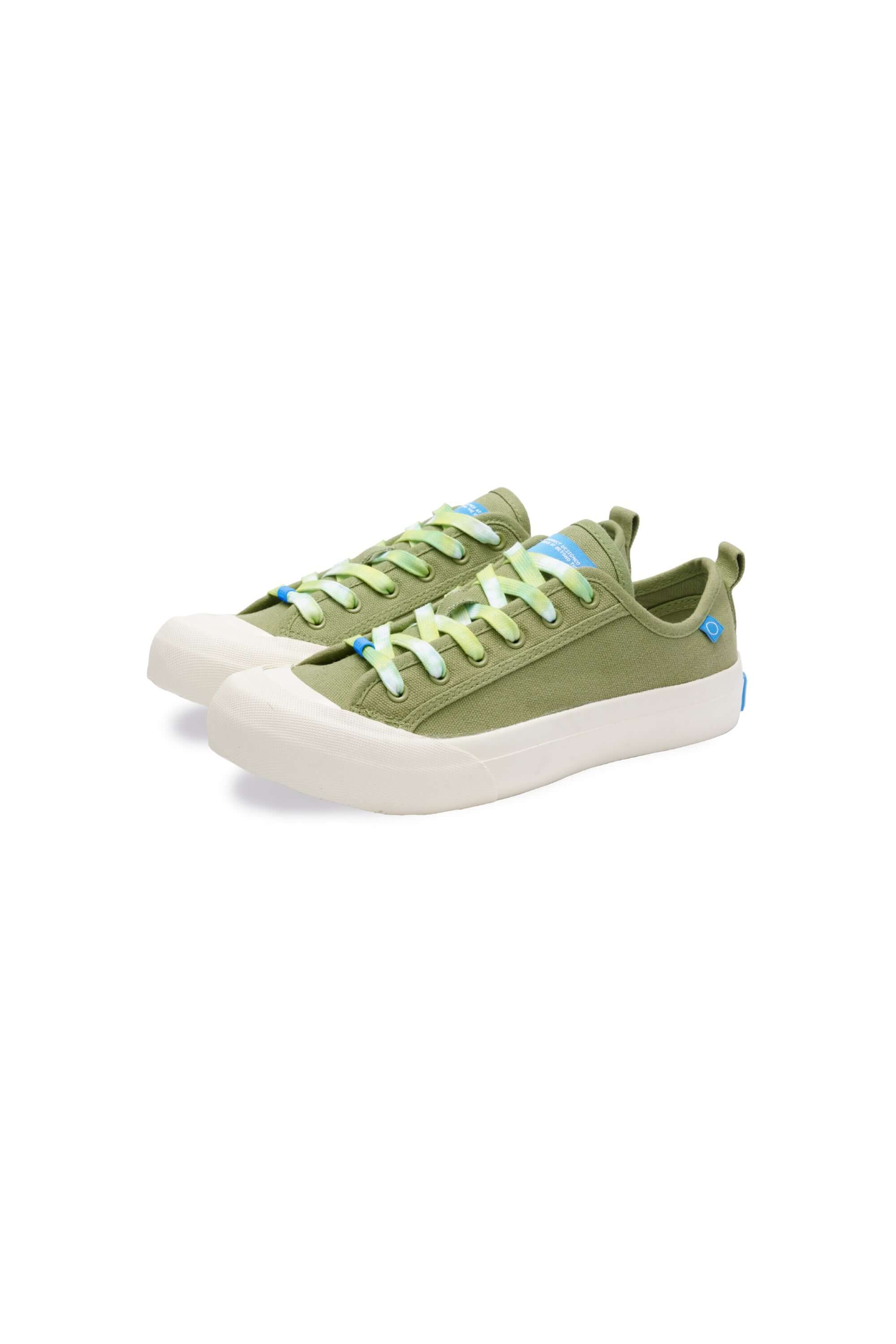 lace:sage-lime tie dye flat lace